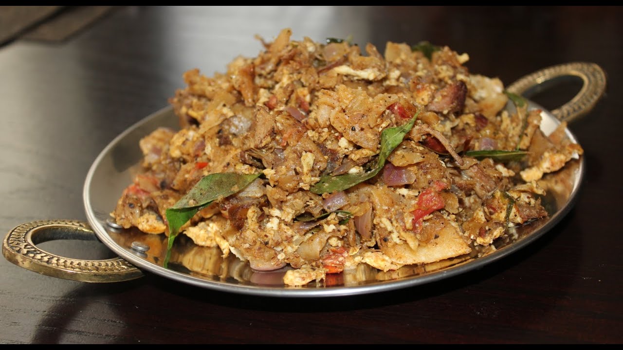 Egg Kothu Parotta