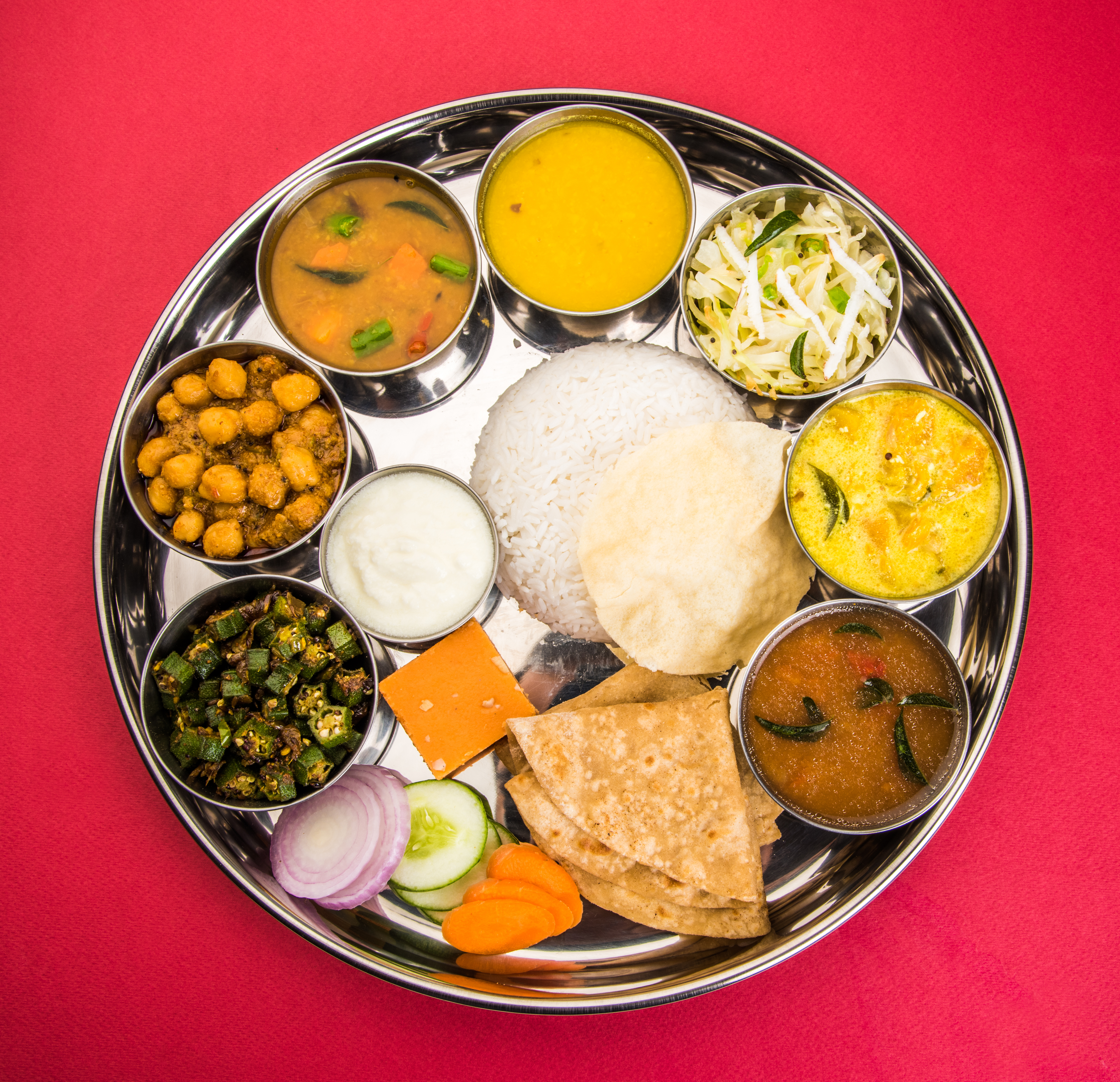 Traditional South Indian Feast